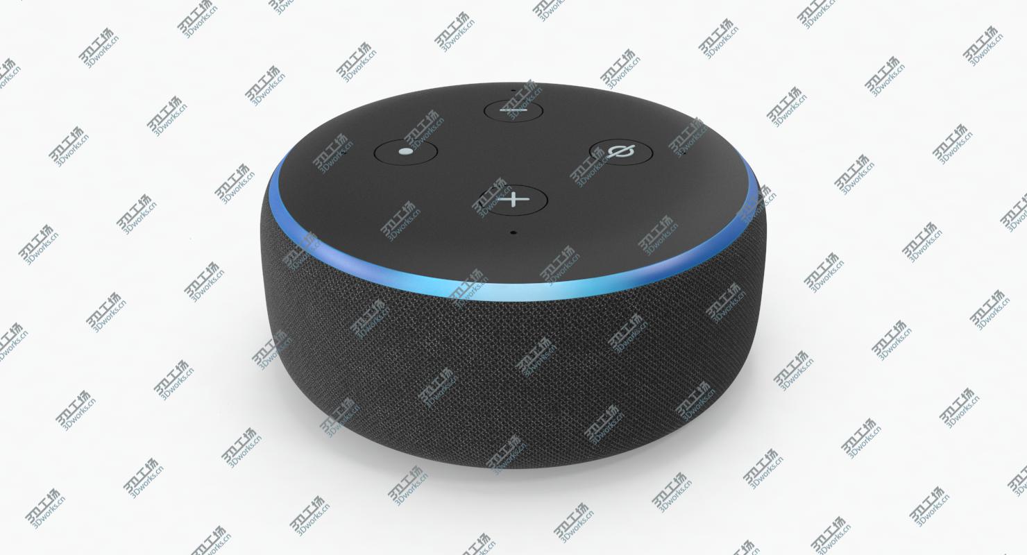 images/goods_img/2021040161/Amazon Echo Dot 3rd Generation Charcoal 3D model/4.jpg